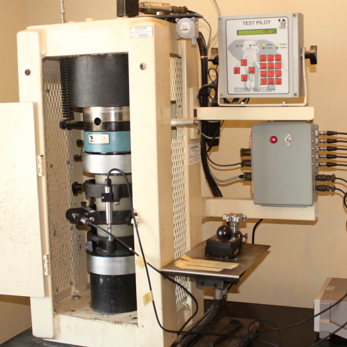 Testing Concrete Mechanical Properties